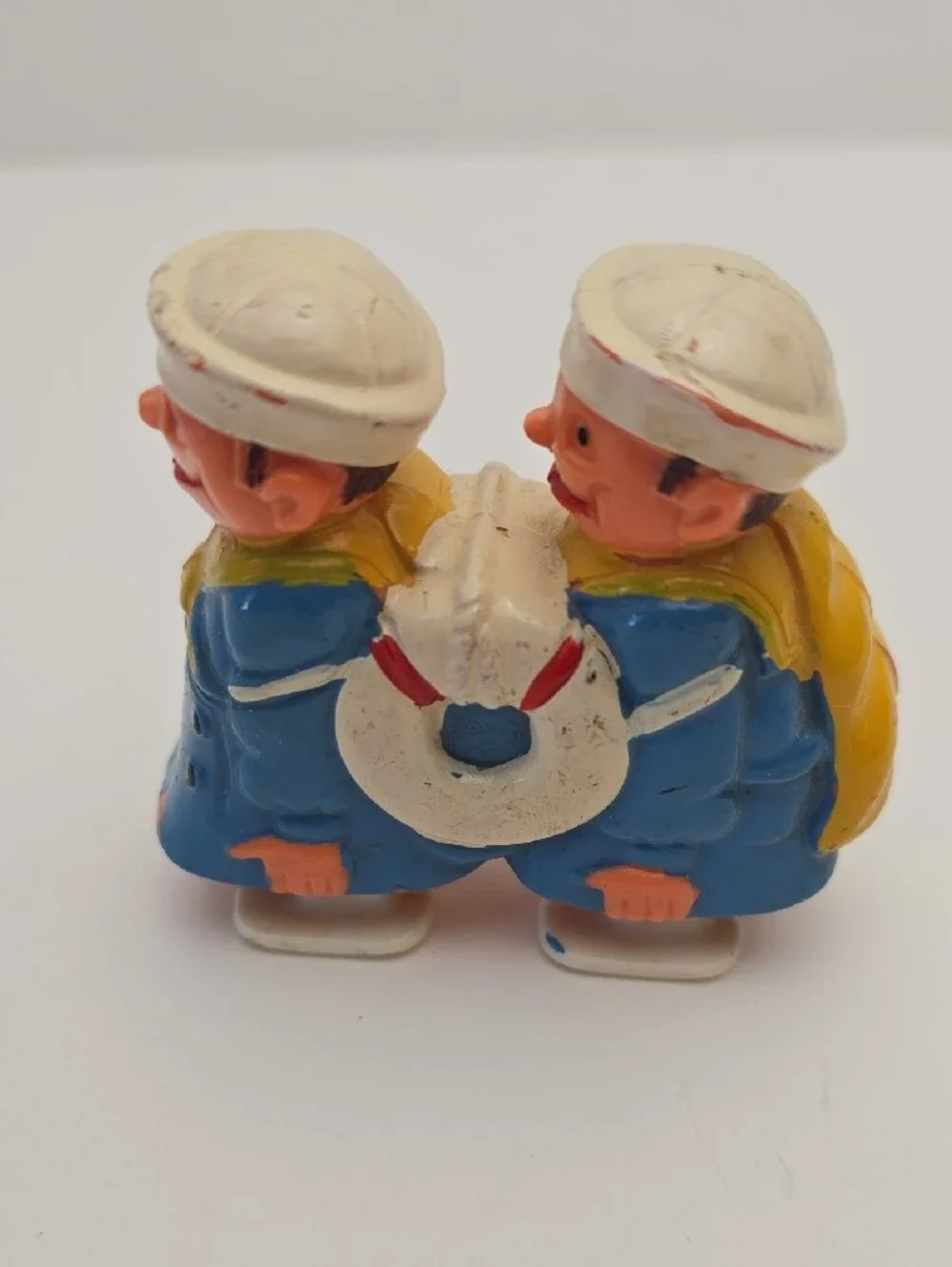 Vintage 60's Louis Marx Navy SAILORS Plastic Ramp Walker Toy Hong Kong